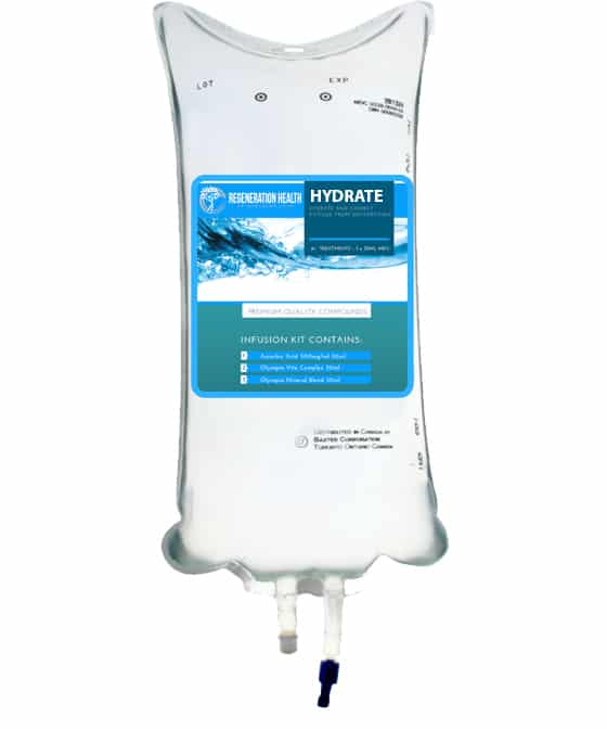 Hydrate Iv Kit Regeneration Health Ogden Utah IV Nutritional Therapy Ogden UT